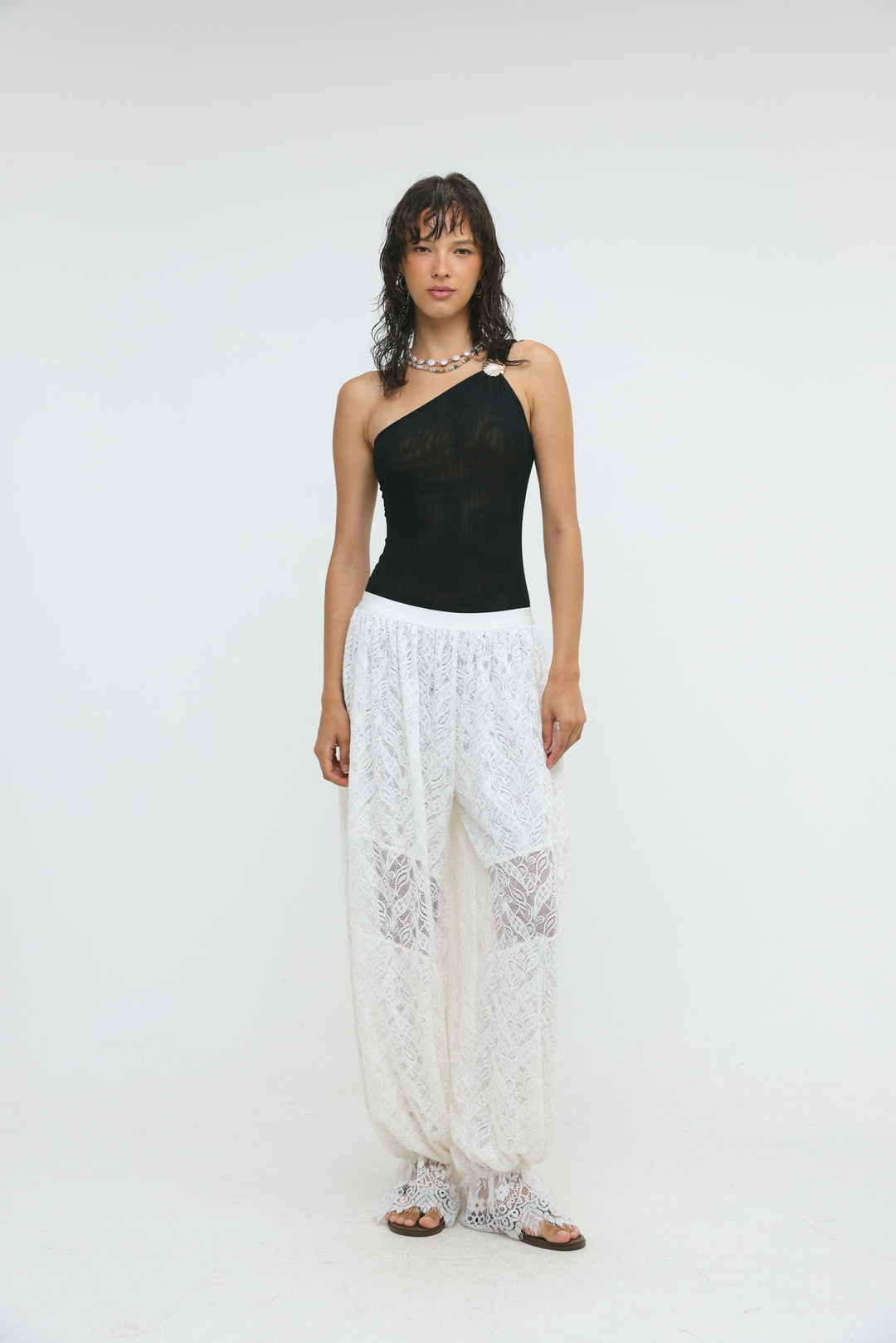 Tulum White Lace Bottoms