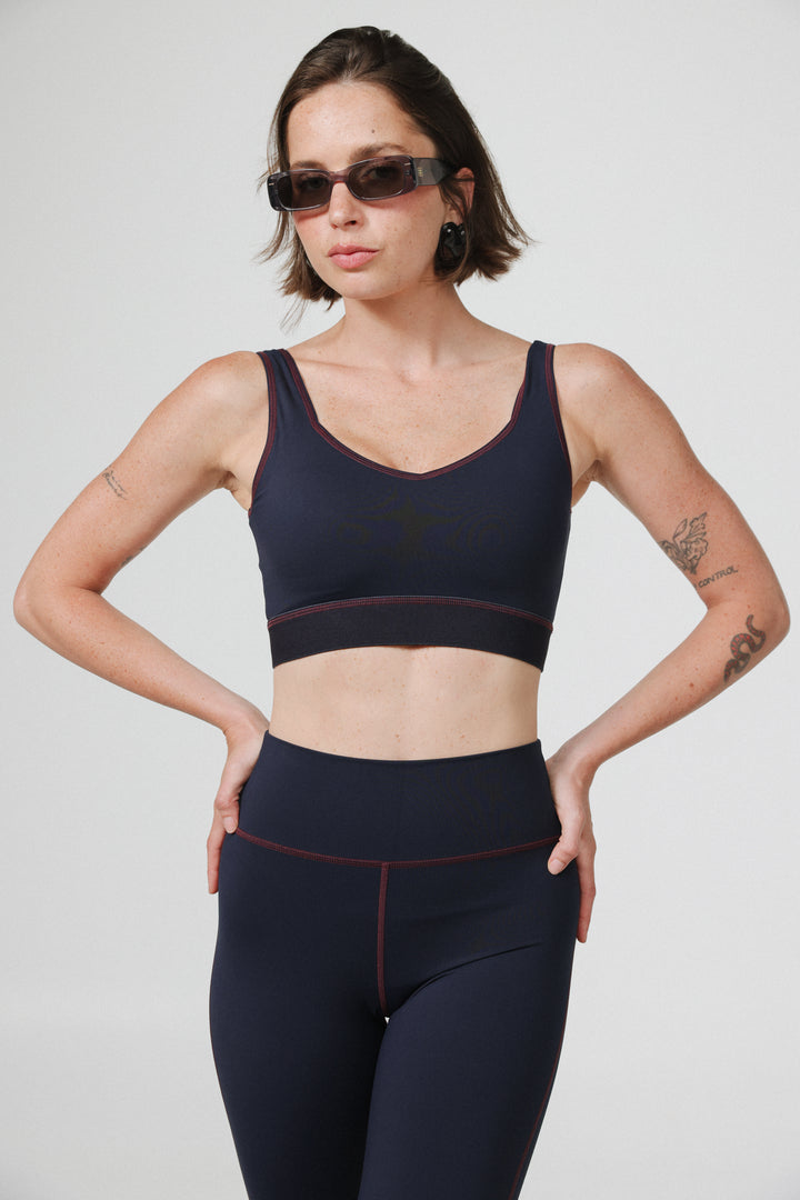 Ashram Navy Top