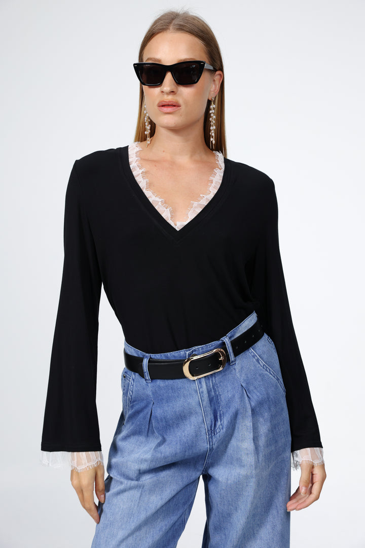 Mystery Black Mix Shirt