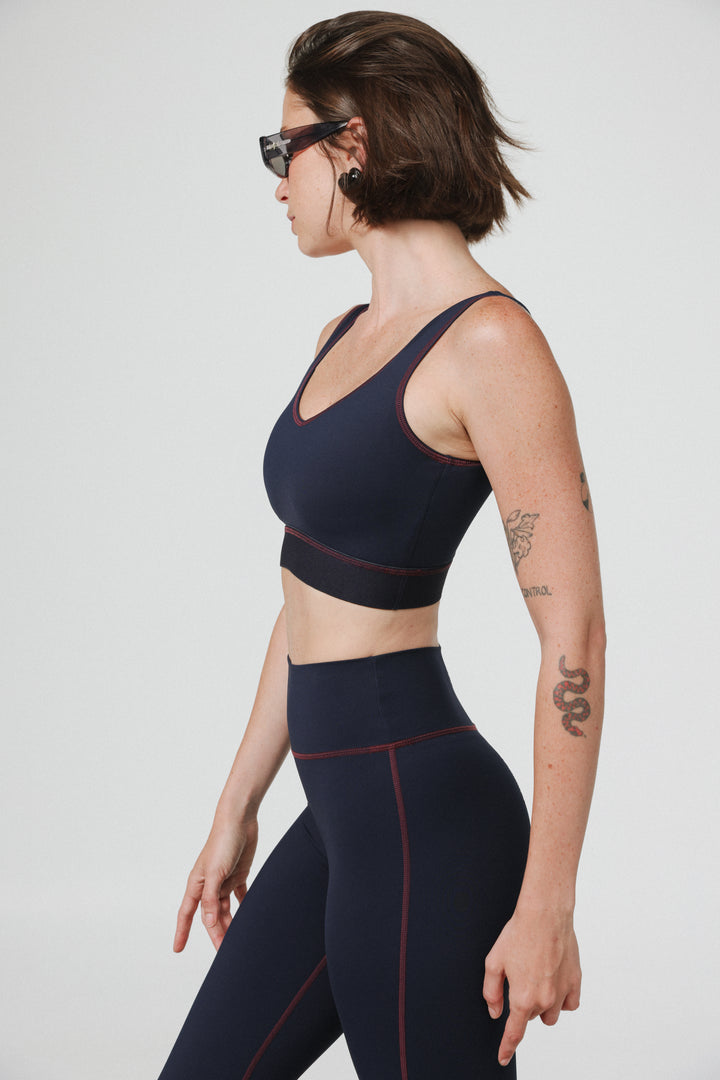 Ashram Navy Top