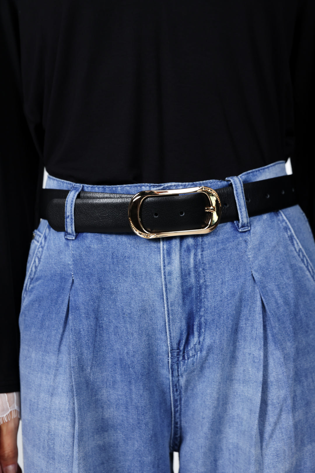 Black Leather Belt