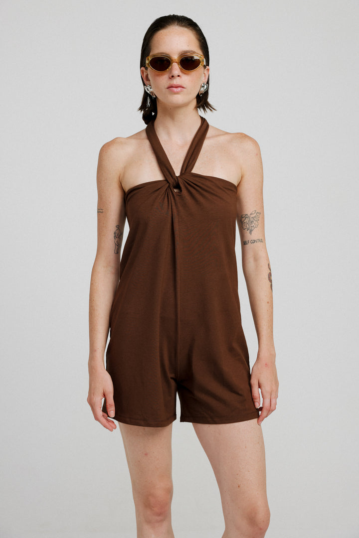 Adi Brown Jumpsuit