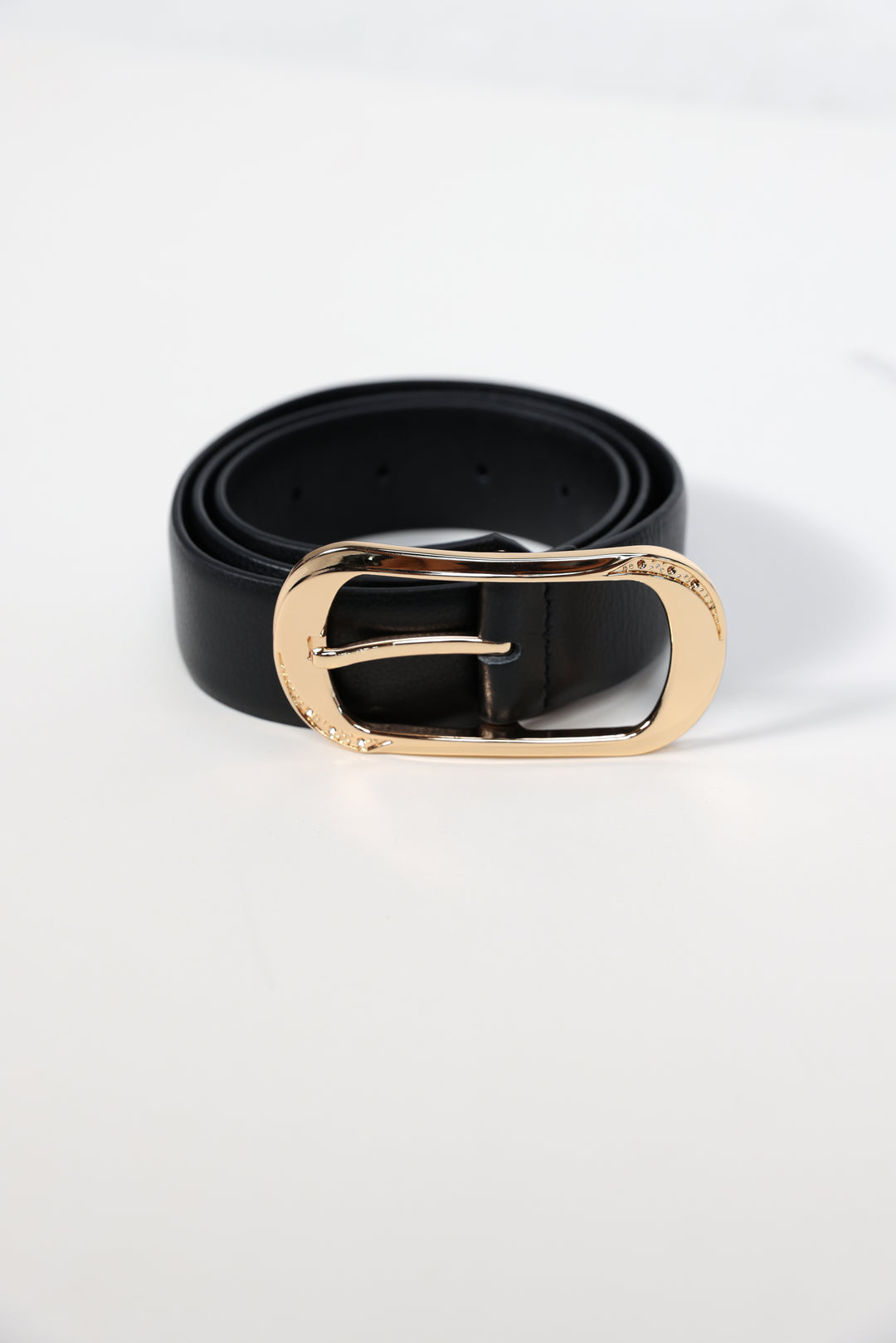 Black Leather Belt