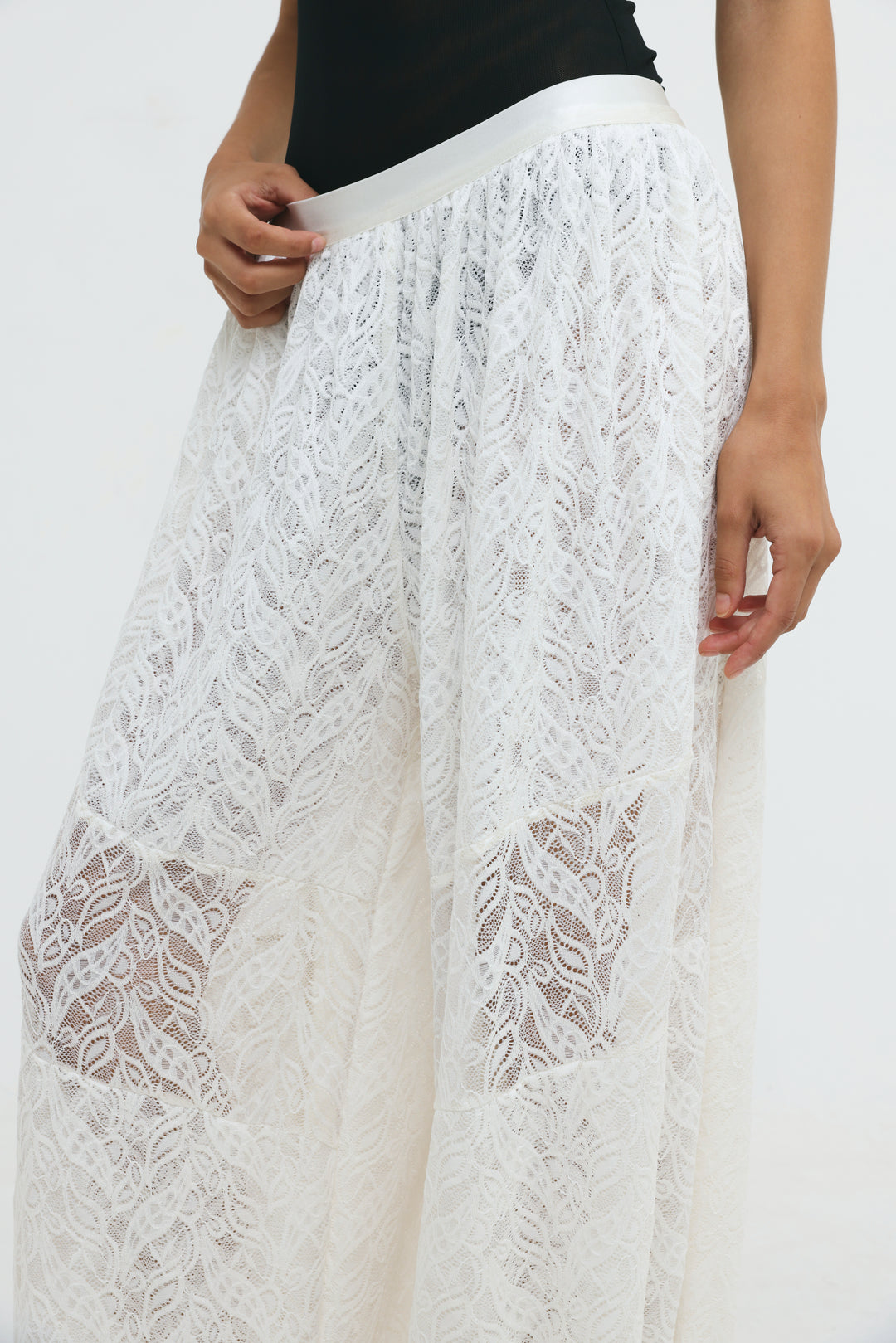 Tulum White Lace Bottoms