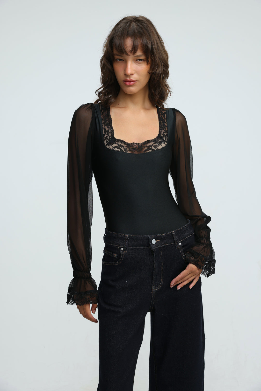 Phase Black Bodysuit