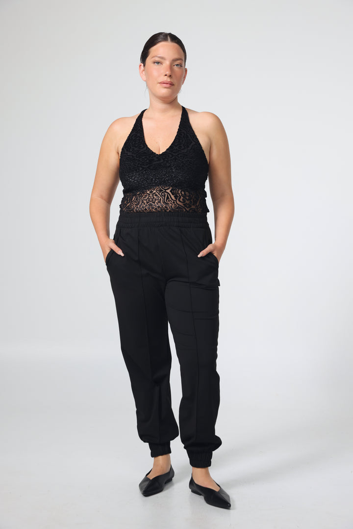 Macaron Black Bodysuit