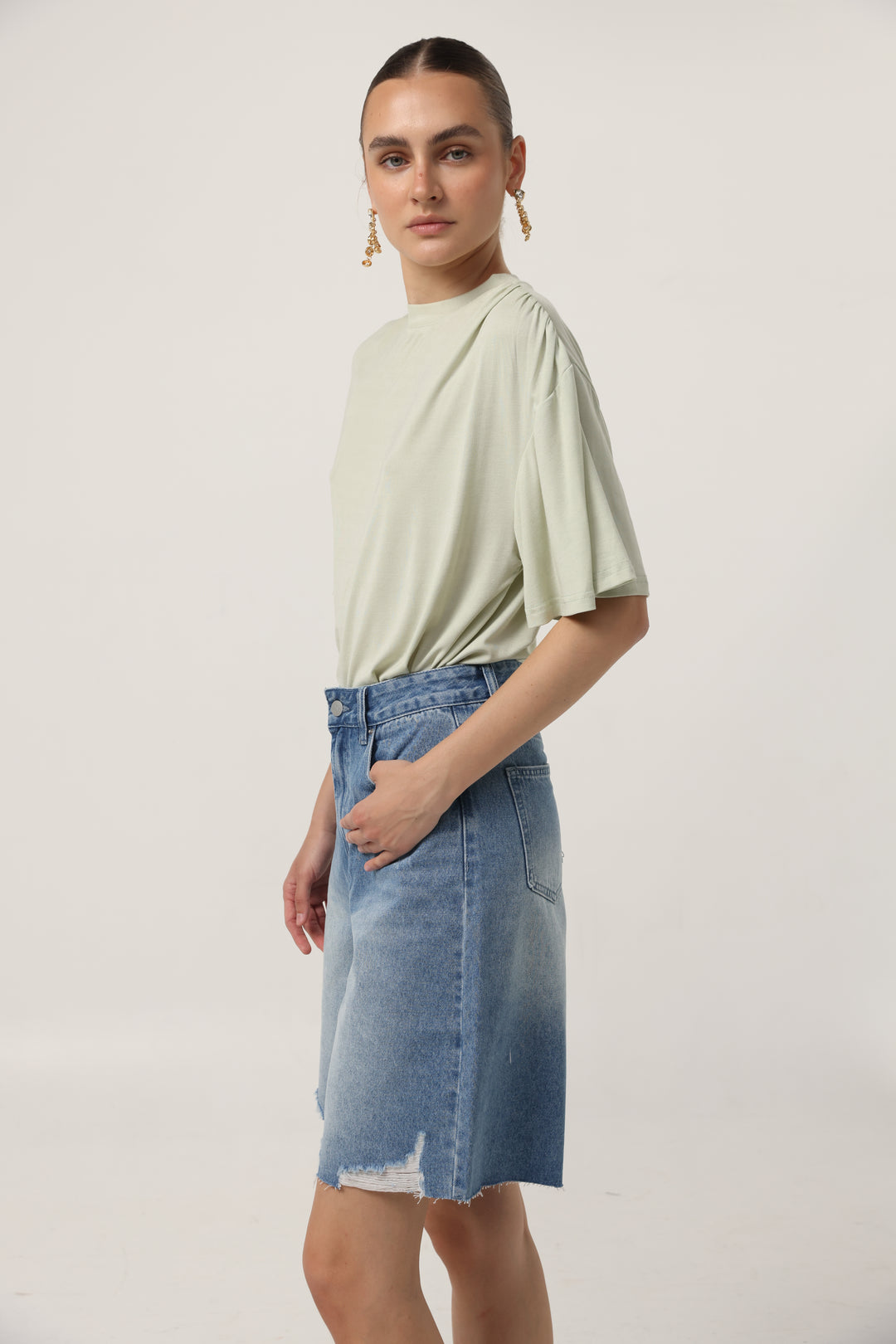 Star 606 Blue Bermuda Denim