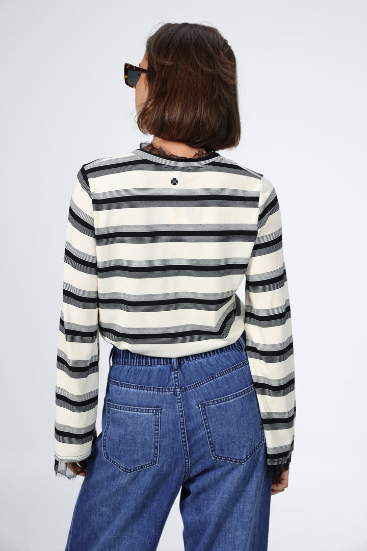 Mystery Black Striped Shirt