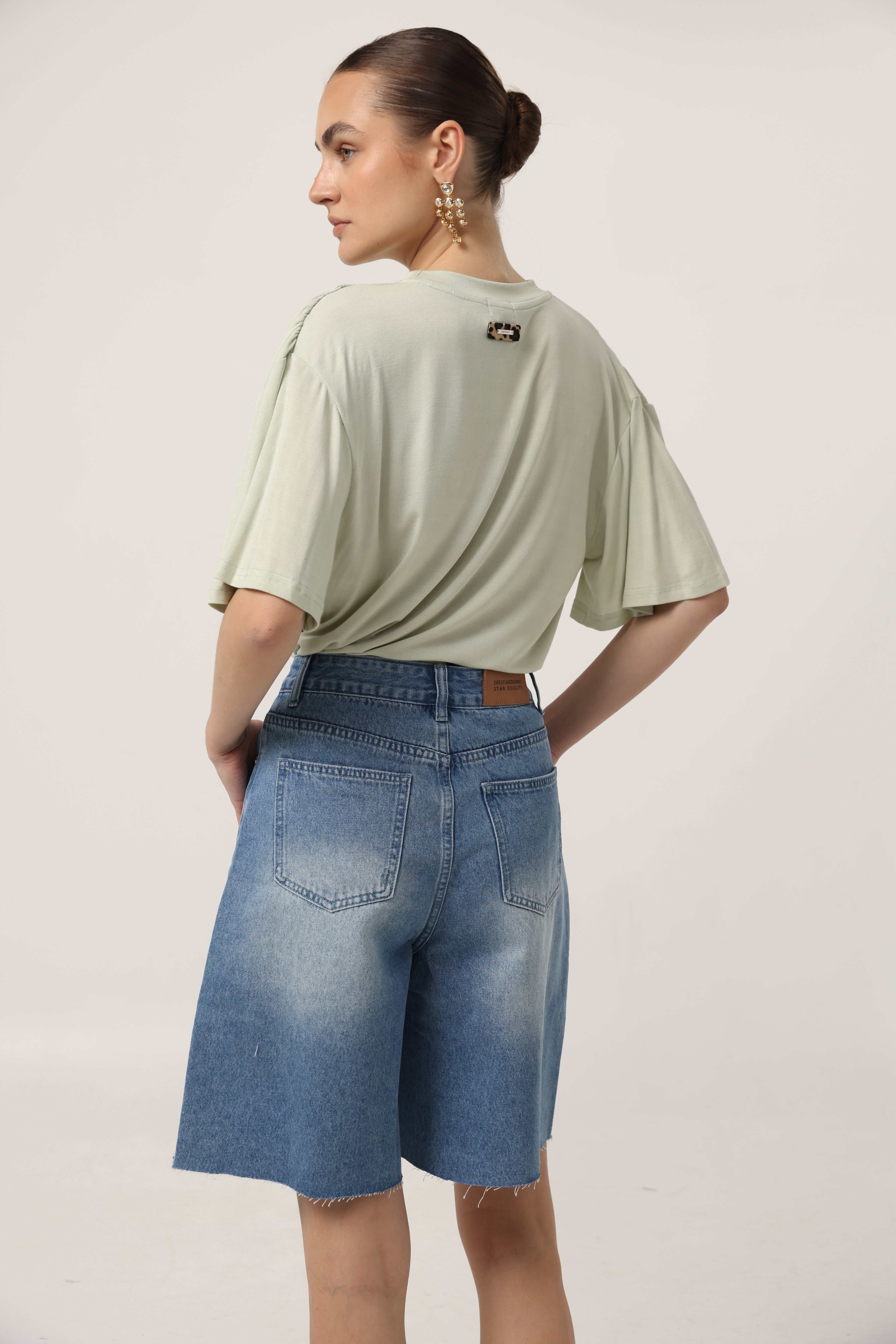 Star 606 Blue Bermuda Denim – SEESTARZ