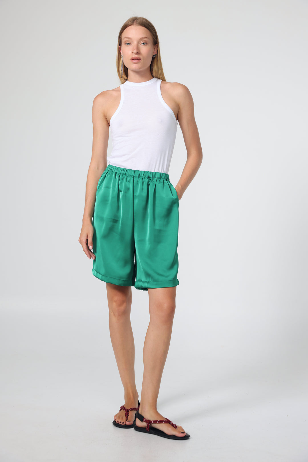Flow Green Bermuda Shorts