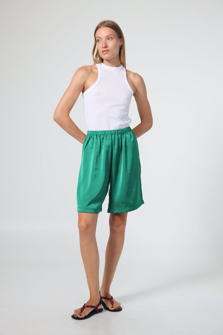 Flow Green Bermuda Shorts