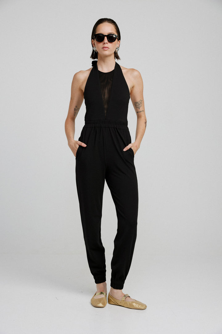 Soho Black Jumpsuit