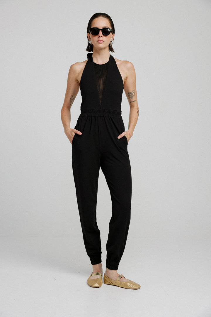 Soho Black Jumpsuit