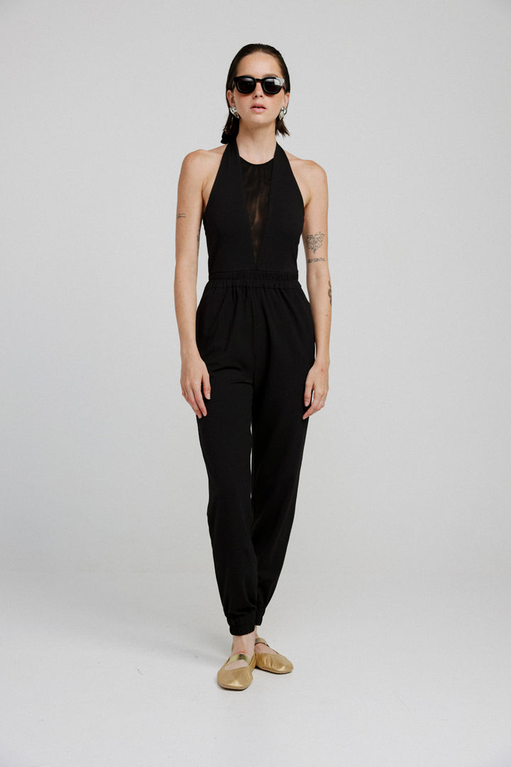 Soho Black Jumpsuit