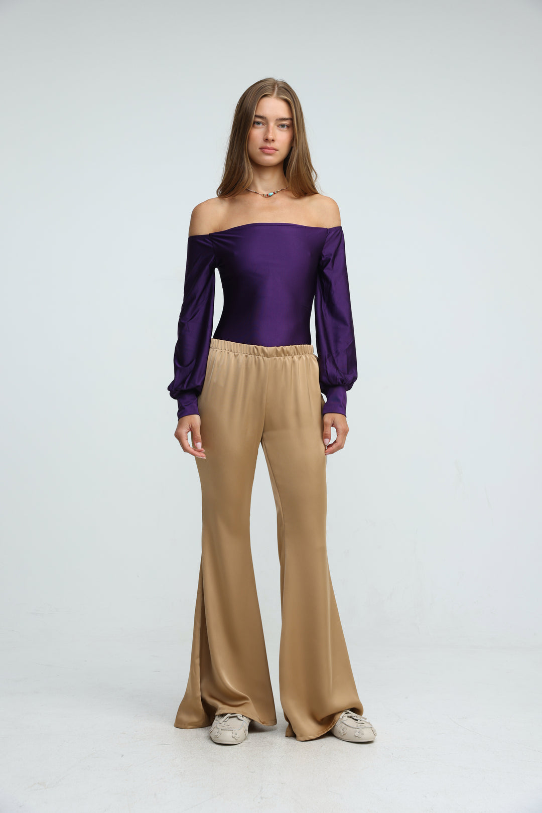 Era Purple Off Shoulder Bodysuit