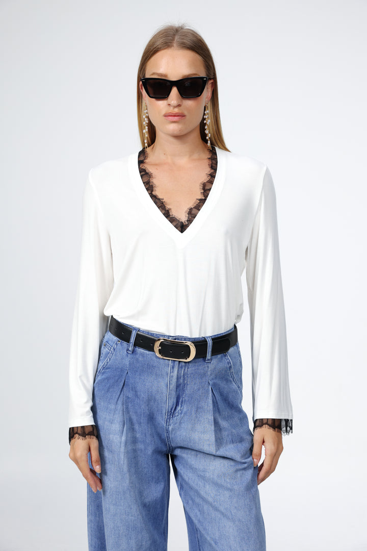 Mystery White Mix Shirt