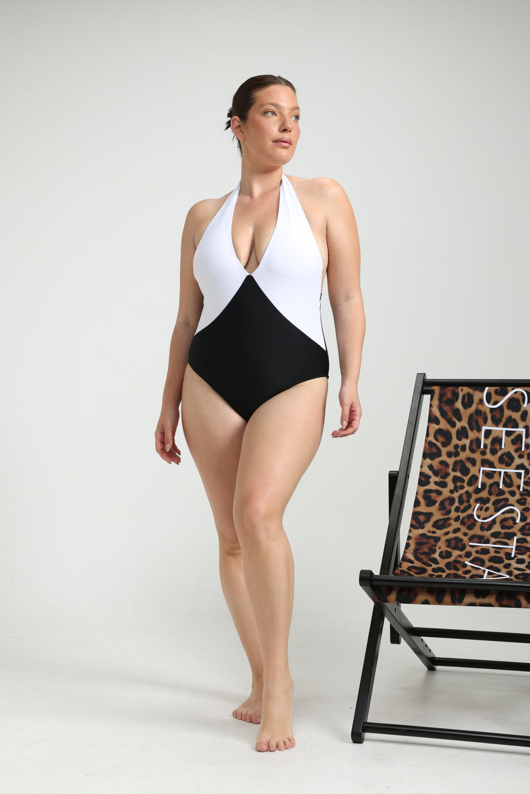 Classicism Black/White Swimsuit