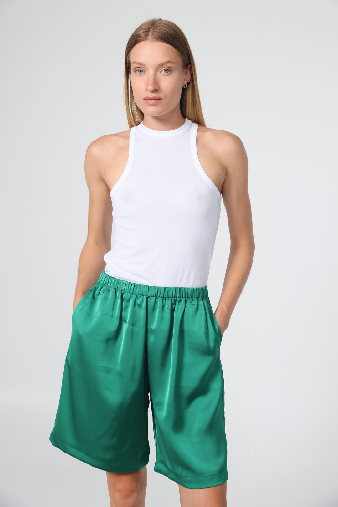 Flow Green Bermuda Shorts