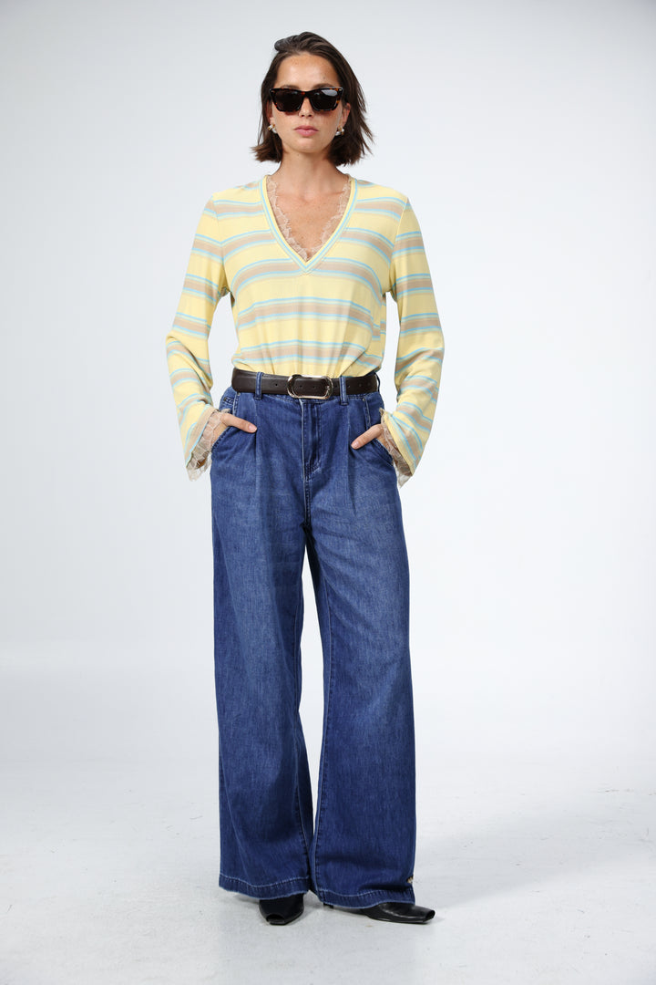 Mystery Yellow Striped Shirt