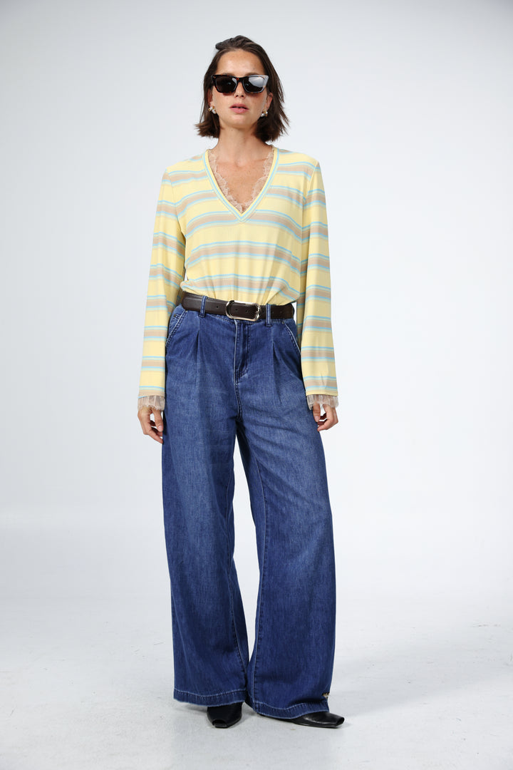 Mystery Yellow Striped Shirt