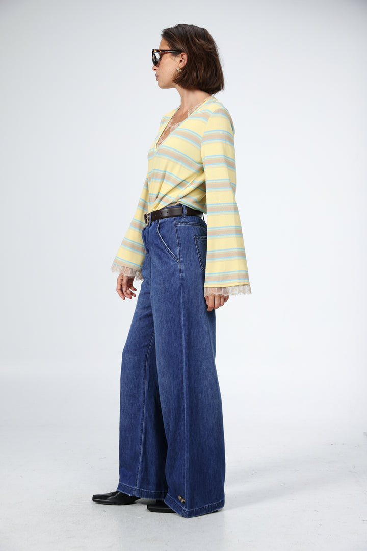 Mystery Yellow Striped Shirt