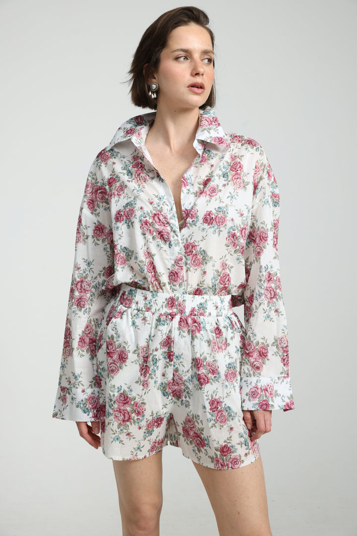 Floral Buttoned Shirt
