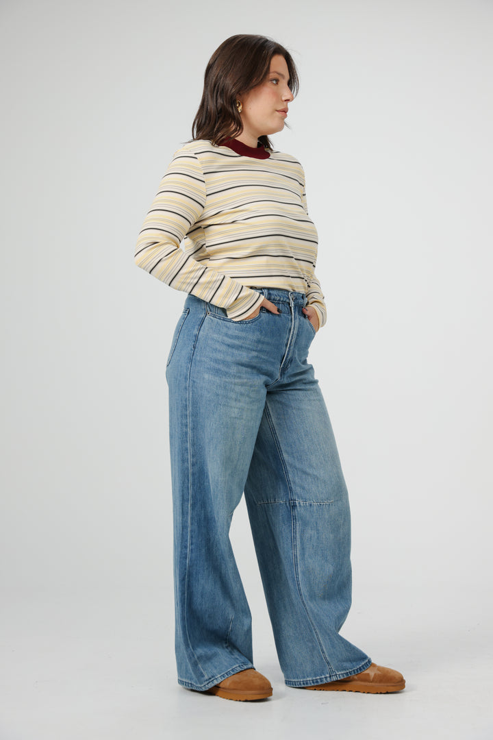 Rebase Black Striped Shirt