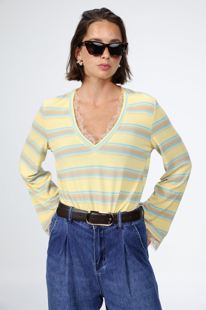Mystery Yellow Striped Shirt