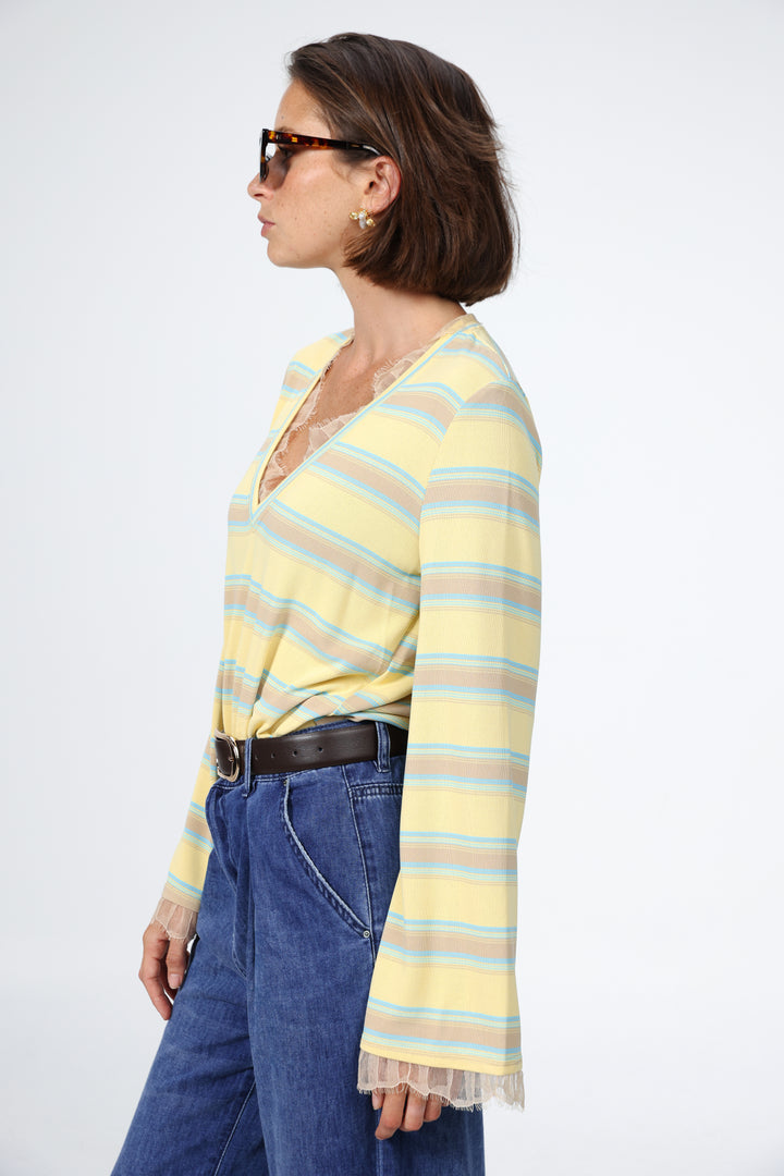 Mystery Yellow Striped Shirt