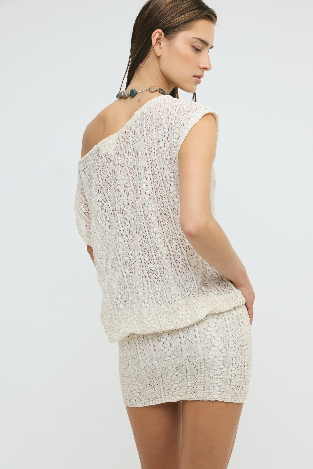 Palma Cream Mini Dress