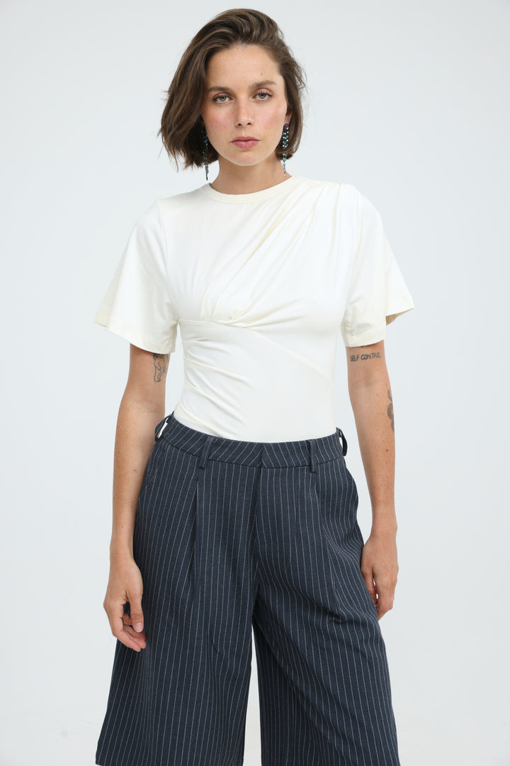 Priority Cream Bodysuit