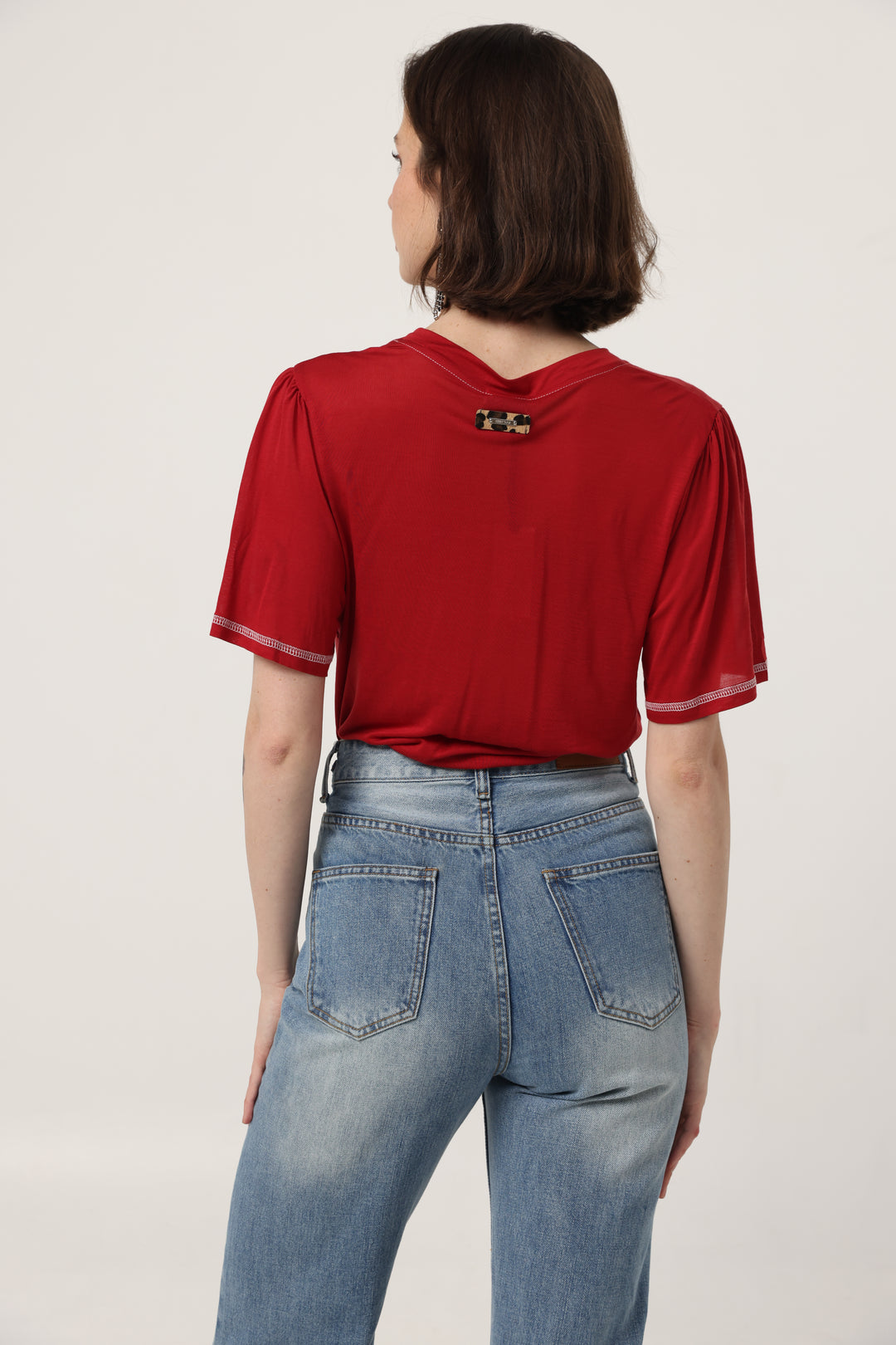 Clean Red V T-Shirt