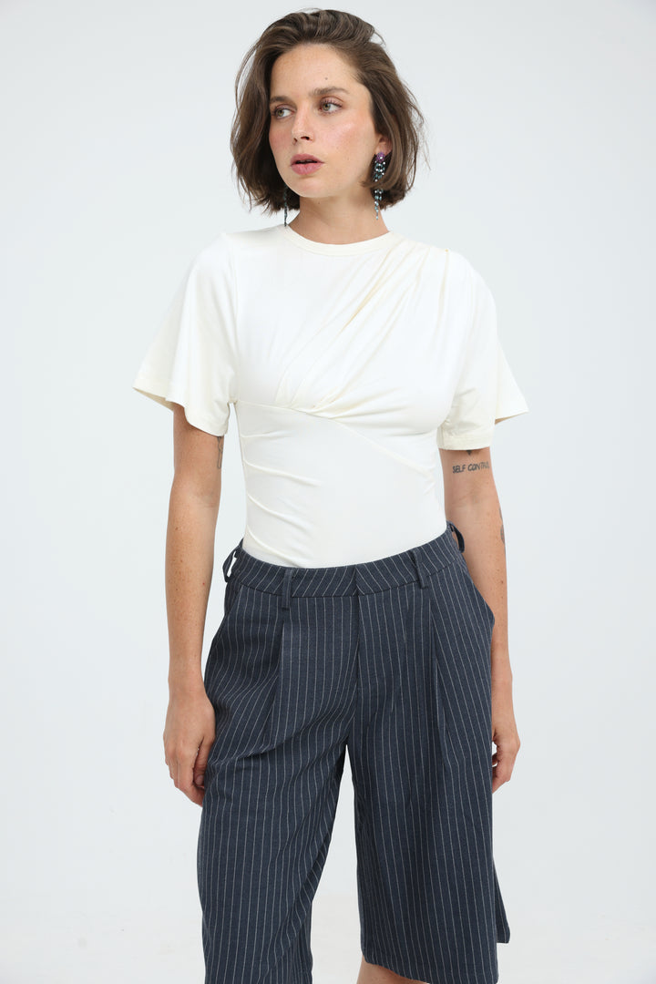 Priority Cream Bodysuit