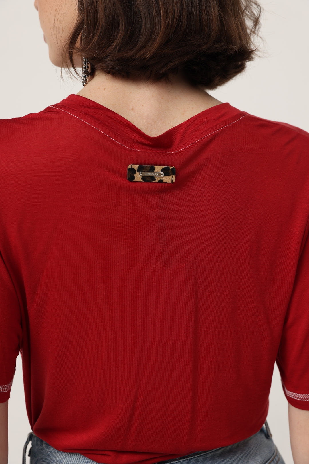 Clean Red V T-Shirt