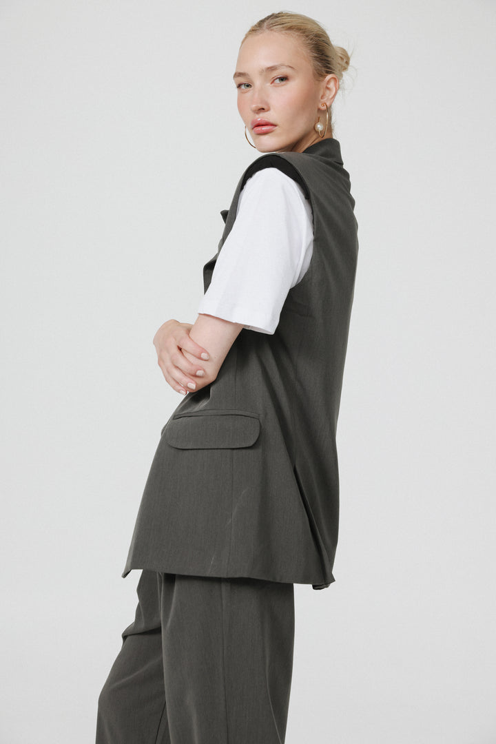 Office Grey Vest