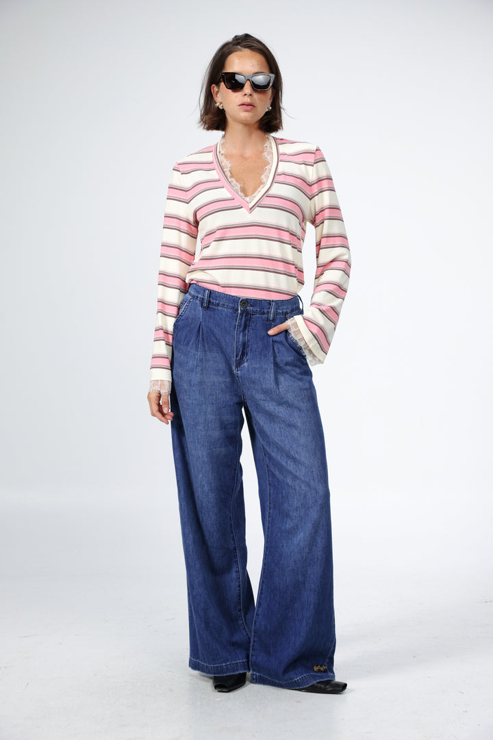 Mystery Pink Striped Shirt