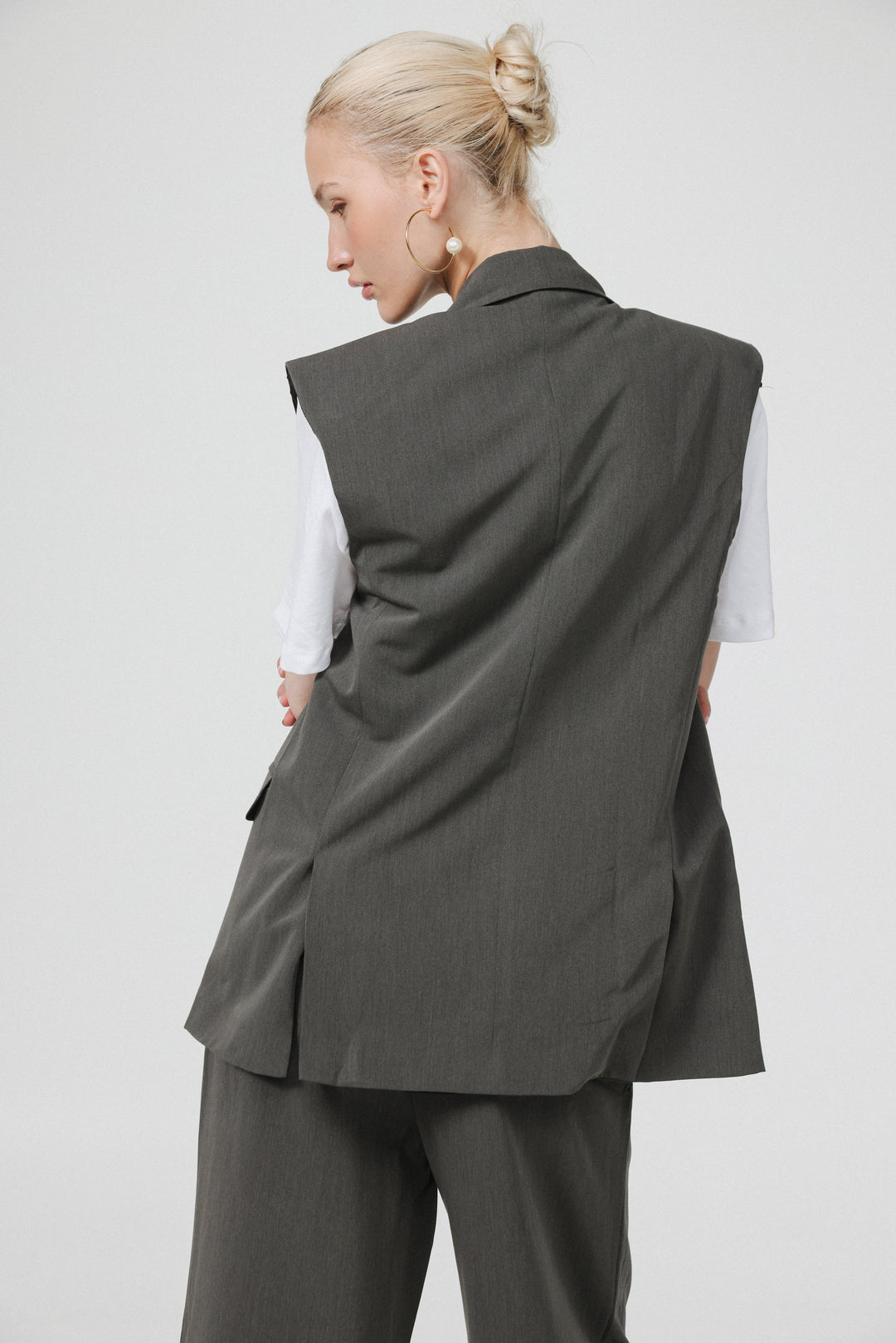 Office Grey Vest