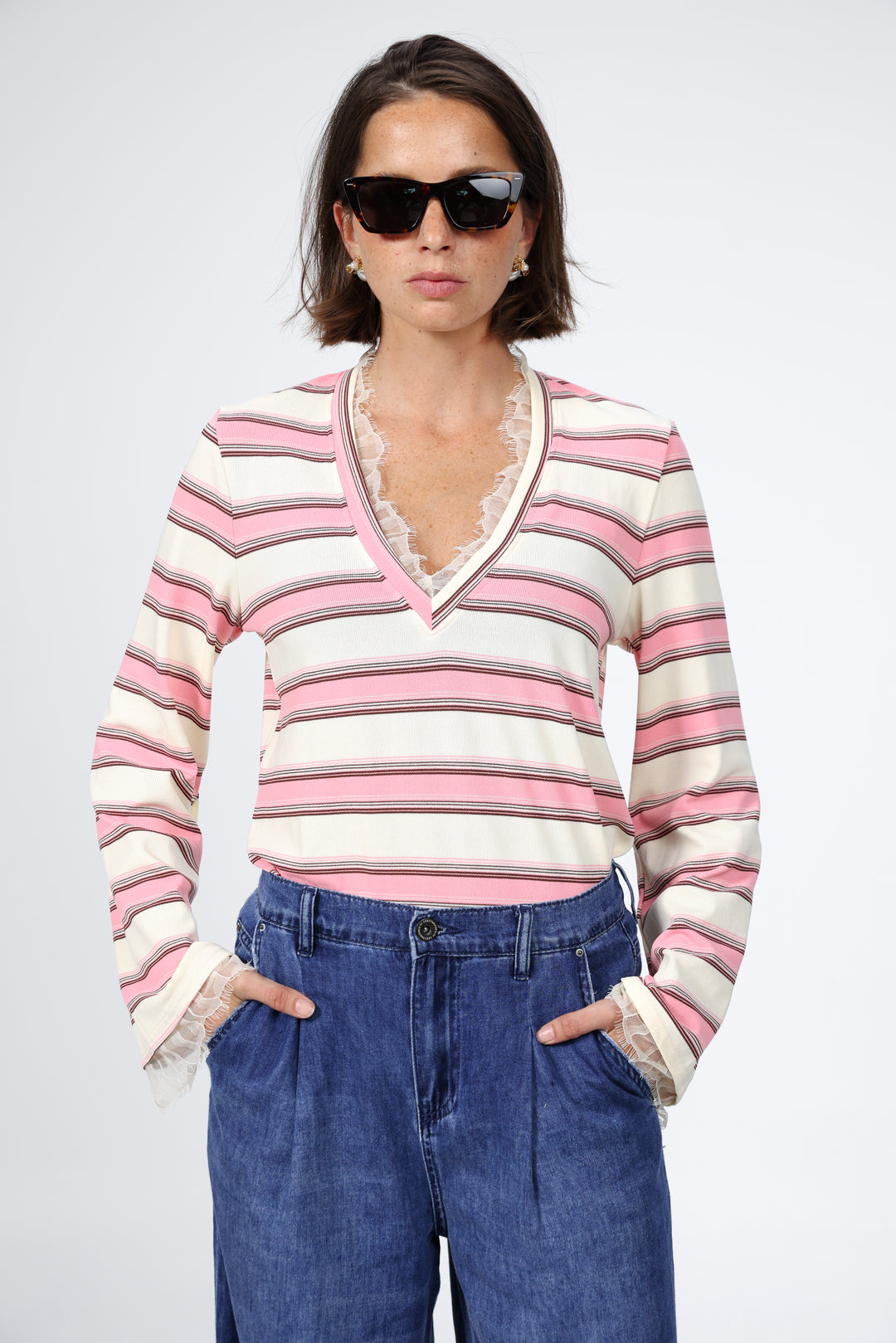 Mystery Pink Striped Shirt