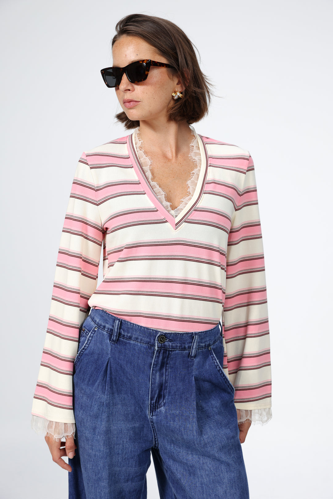 Mystery Pink Striped Shirt