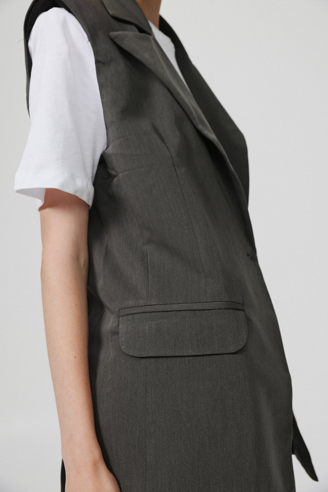 Office Grey Vest