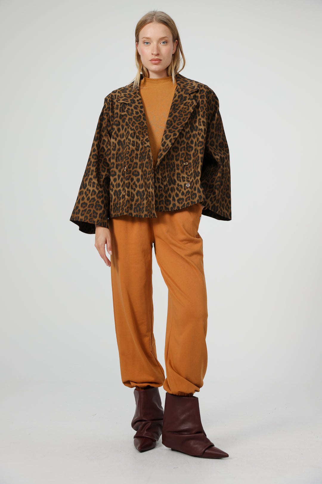 Beer Leopard Blazer