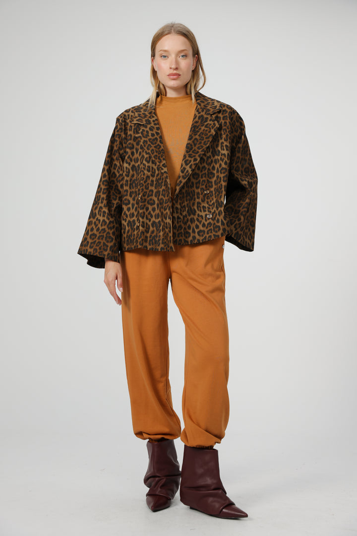 Beer Leopard Blazer