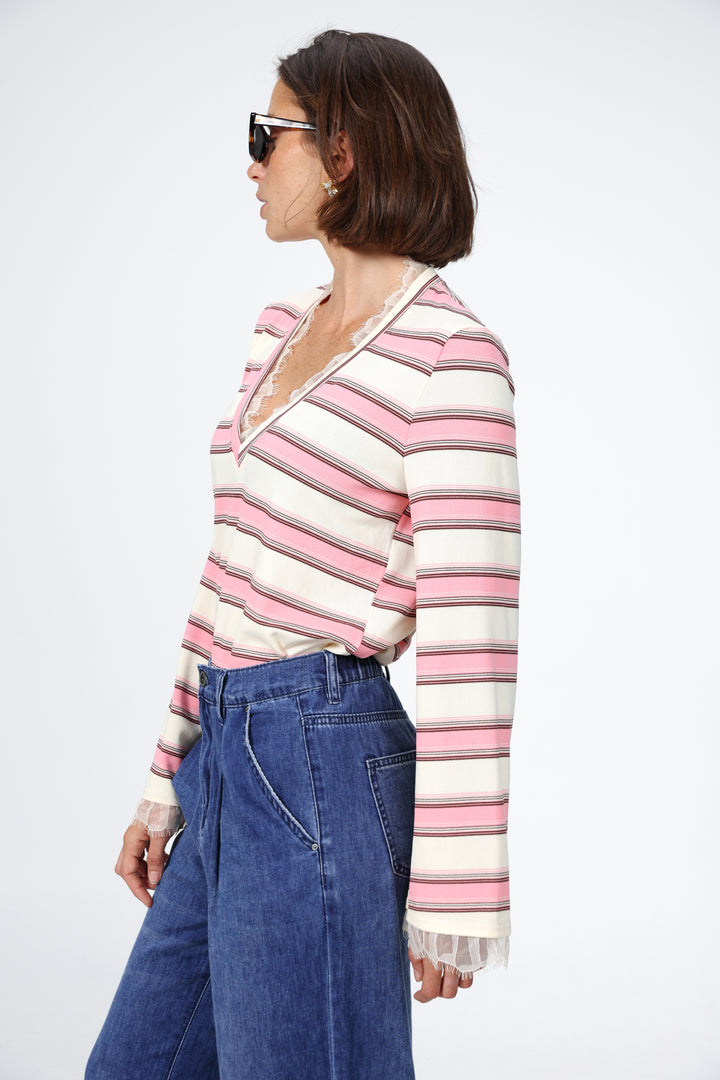 Mystery Pink Striped Shirt