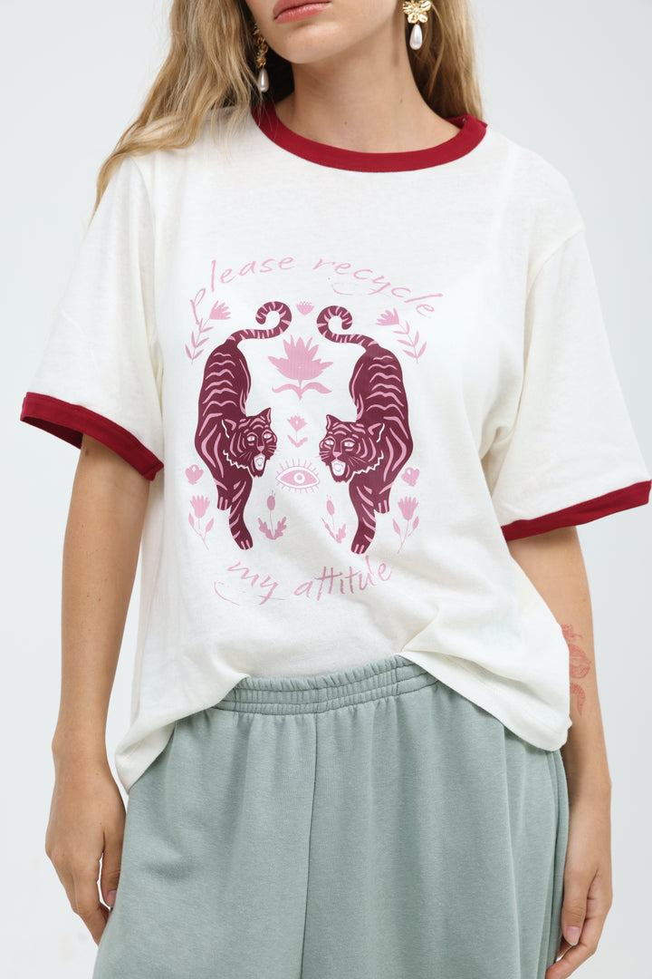 Please Recycle White T-Shirt