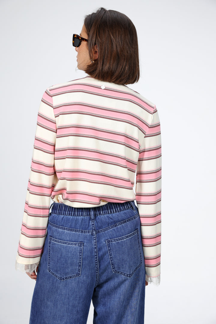 Mystery Pink Striped Shirt