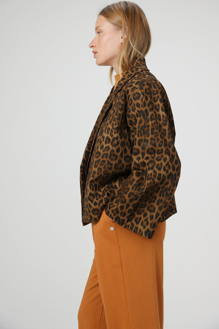 Beer Leopard Blazer