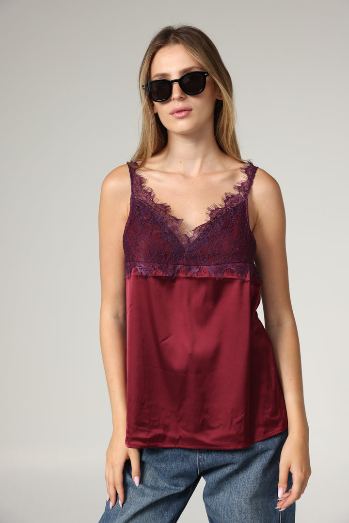 Lace Wine Tank