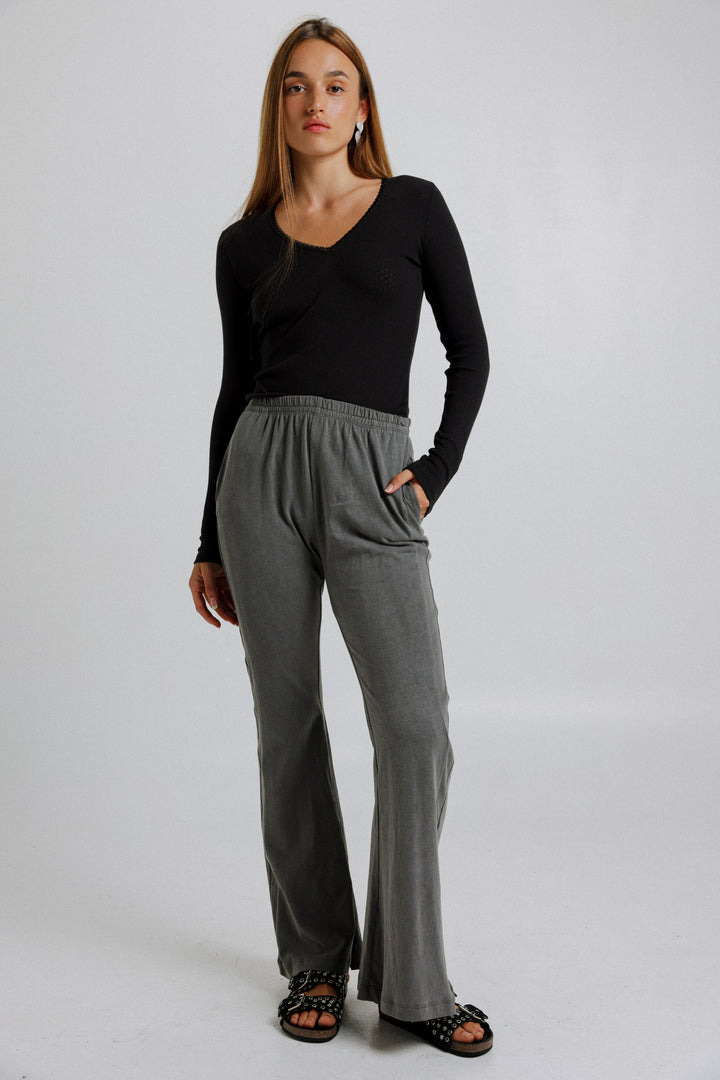 Texture Black V shirt