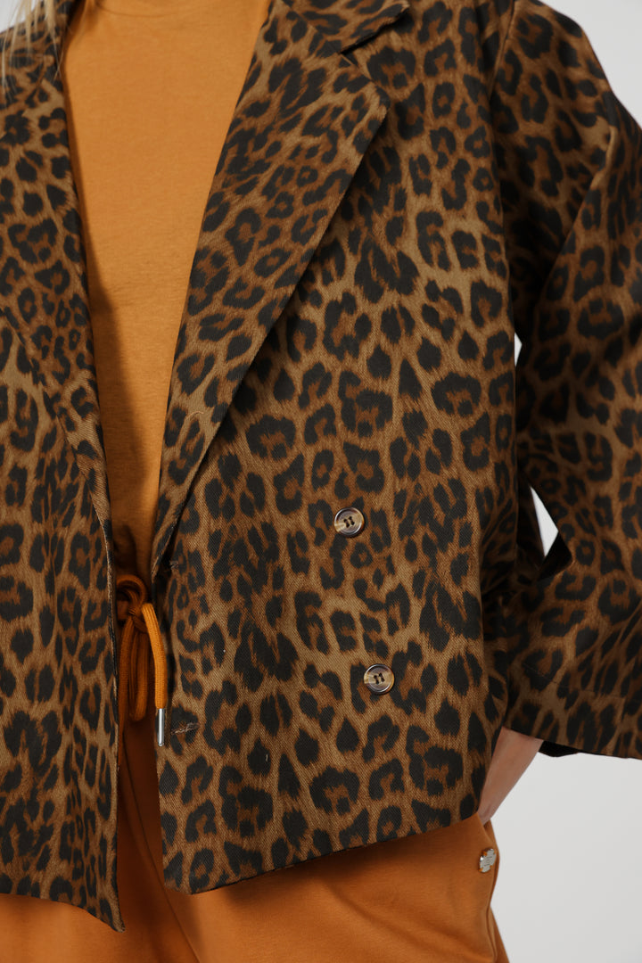 Beer Leopard Blazer