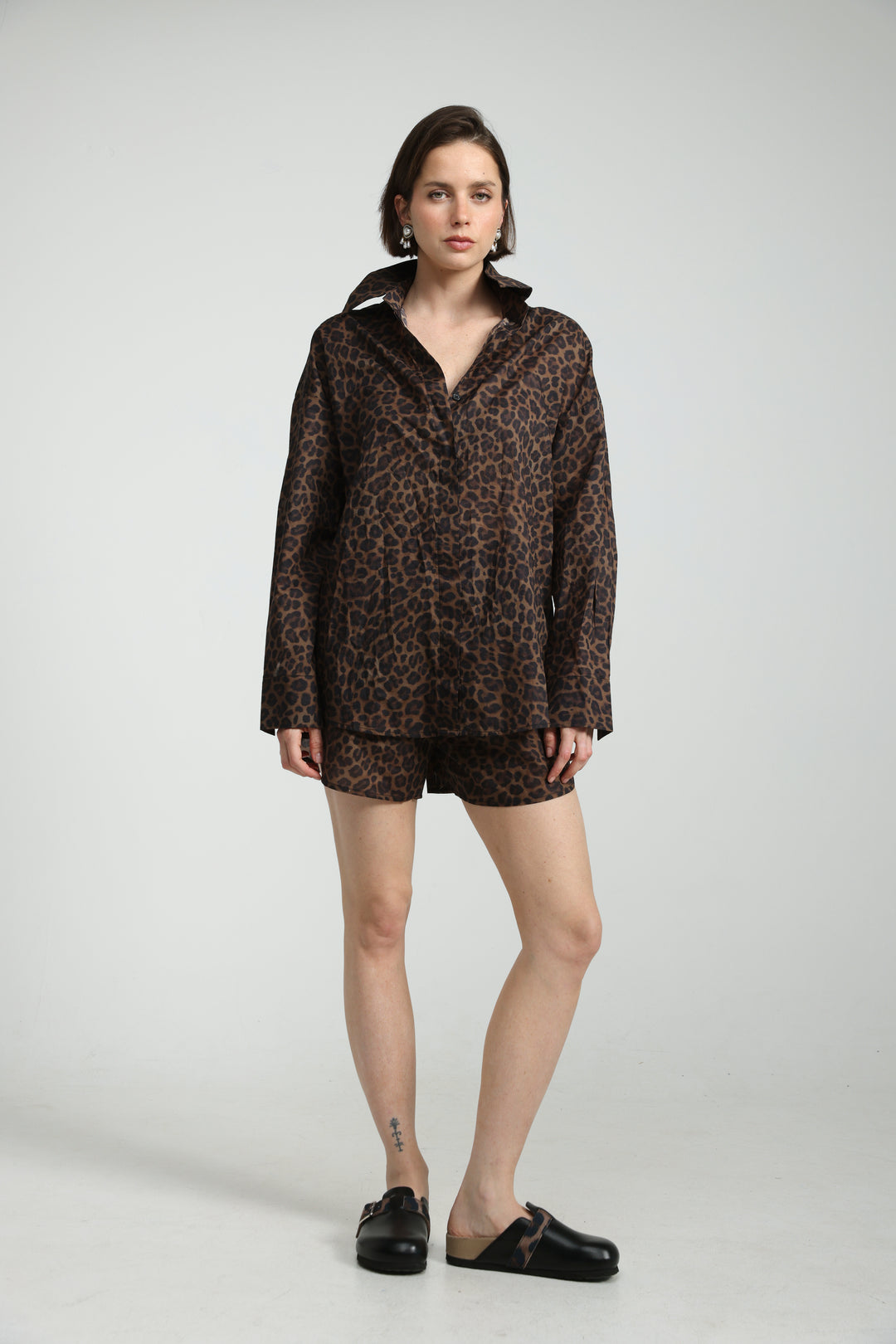 Leopard Buttoned Shirt
